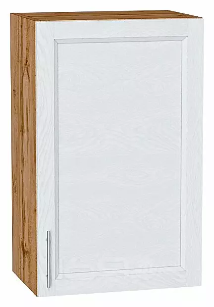 Шкаф верхний с 1-ой дверцей Сканди White Softwood Дуб Вотан 716*450*320