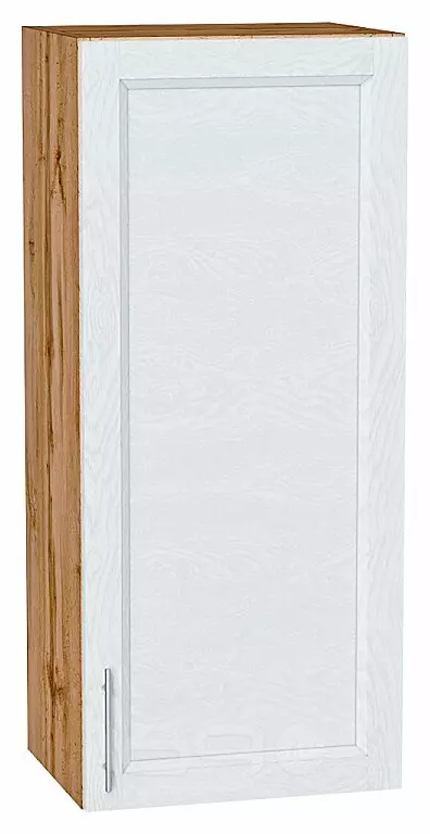Шкаф верхний с 1-ой дверцей Сканди White Softwood Дуб Вотан 920*400*320