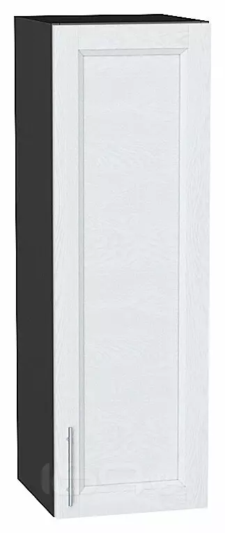 Шкаф верхний с 1-ой дверцей Сканди White Softwood Graphite