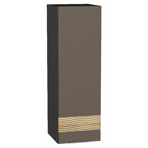 Шкаф верхний с 1-ой дверцей Терра DL Смоки Софт Graphite 920*300*318