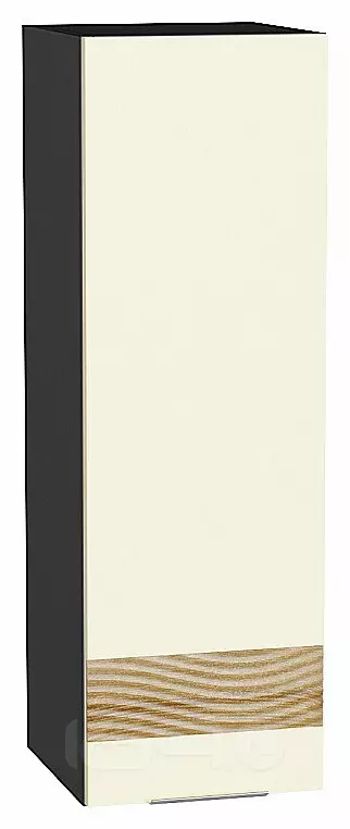 Шкаф верхний с 1-ой дверцей Терра DL Ваниль софт Graphite 920*300*318