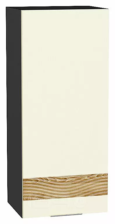 Шкаф верхний с 1-ой дверцей Терра DL Ваниль софт Graphite 920*400*318