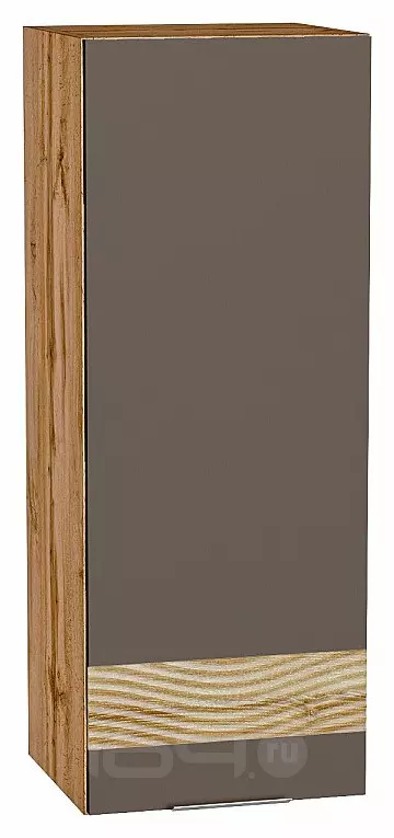 Шкаф верхний с 1-ой дверцей Терра DR Смоки Софт Дуб Вотан 920*350*318