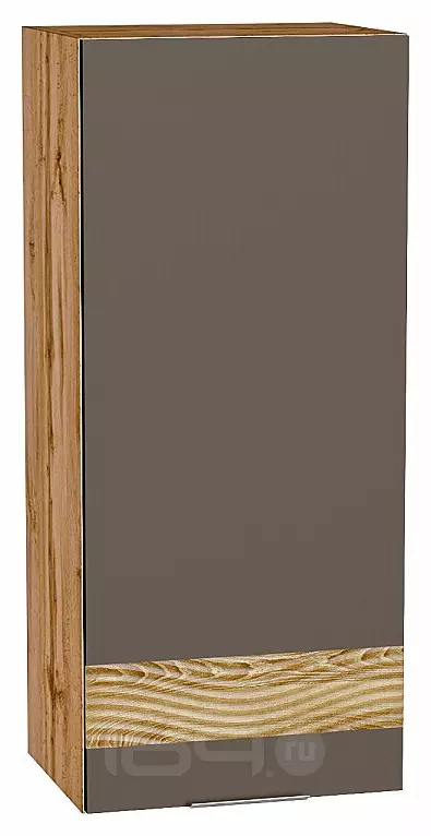 Шкаф верхний с 1-ой дверцей Терра DR Смоки Софт Дуб Вотан 920*400*318