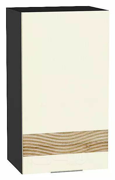Шкаф верхний с 1-ой дверцей Терра DR Ваниль софт Graphite 716*400*318