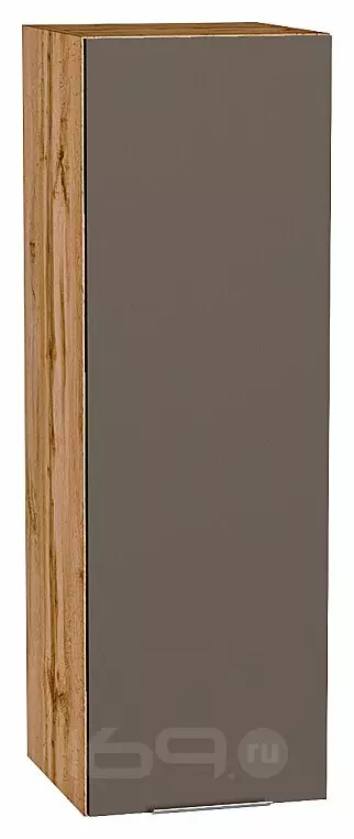Шкаф верхний с 1-ой дверцей Терра Смоки Софт Дуб Вотан 920*300*318