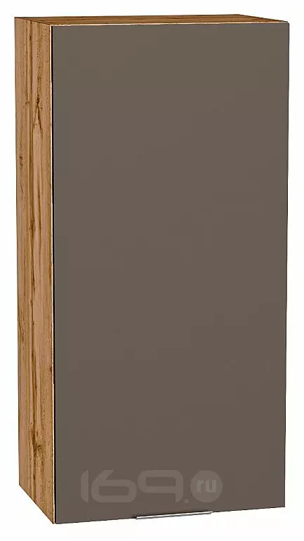Шкаф верхний с 1-ой дверцей Терра Смоки Софт Дуб Вотан 920*450*318