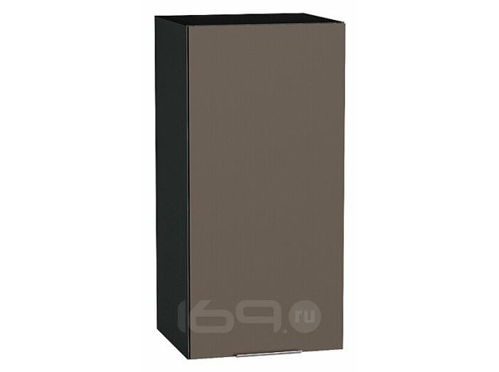 Шкаф верхний с 1-ой дверцей Терра Смоки Софт Graphite 716*350*318