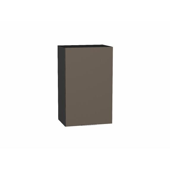 Шкаф верхний с 1-ой дверцей Терра Смоки Софт Graphite 716*450*318