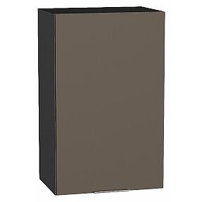 Шкаф верхний с 1-ой дверцей Терра Смоки Софт Graphite 716*450*318