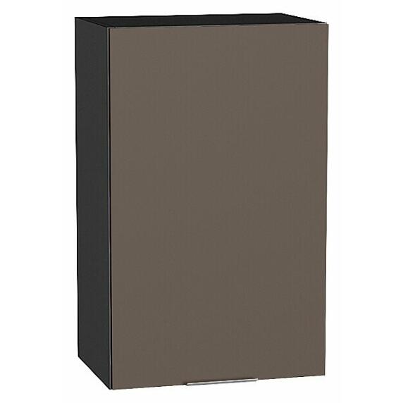 Шкаф верхний с 1-ой дверцей Терра Смоки Софт Graphite 716*450*318