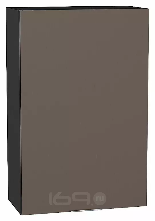 Шкаф верхний с 1-ой дверцей Терра Смоки Софт Graphite 920*600*318