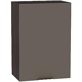 Шкаф верхний с 1-ой дверцей Терра В 509 Смоки Софт-Венге