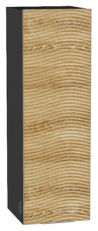 Шкаф верхний с 1-ой дверцей Терра W Ель Карпатская Graphite 920*300*318