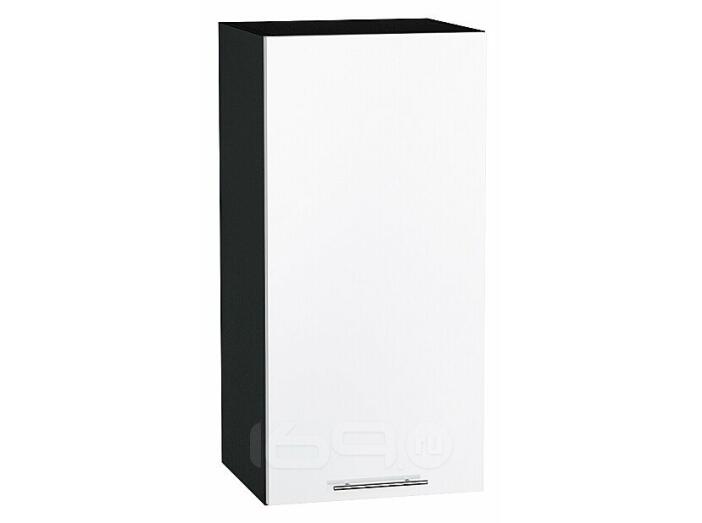 Шкаф верхний с 1-ой дверцей Валерия-М Белый глянец Graphite 716*350*318