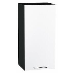 Шкаф верхний с 1-ой дверцей Валерия-М Белый глянец Graphite 716*350*318
