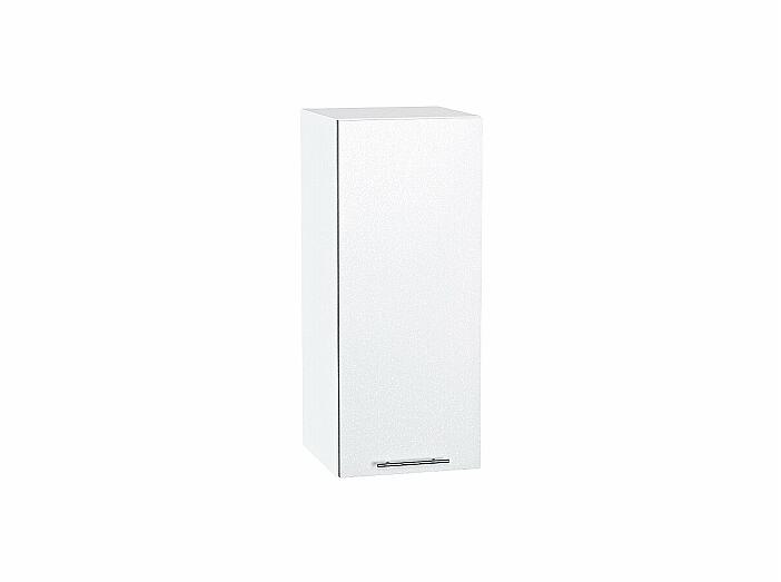 Шкаф верхний с 1-ой дверцей Валерия-М Белый металлик Белый 716*300*318