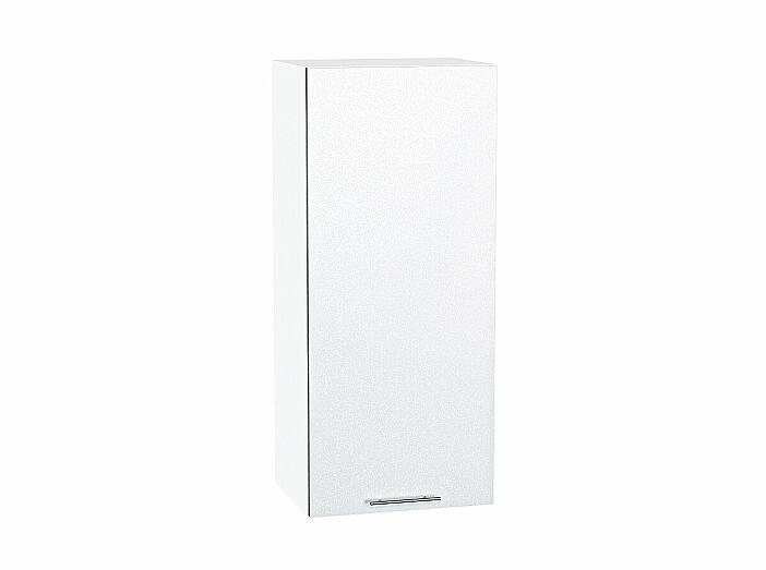 Шкаф верхний с 1-ой дверцей Валерия-М Белый металлик Белый 920*400*318