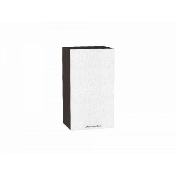 Шкаф верхний с 1-ой дверцей Валерия-М Белый металлик Graphite