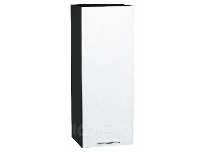 Шкаф верхний с 1-ой дверцей Валерия-М Белый металлик Graphite 920*350*318