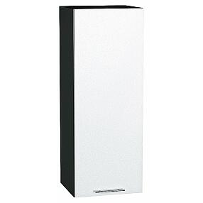 Шкаф верхний с 1-ой дверцей Валерия-М Белый металлик Graphite 920*350*318