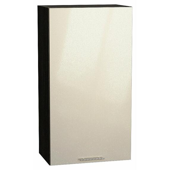 Шкаф верхний с 1-ой дверцей Валерия-М Бежевый металлик Graphite 920*500*318