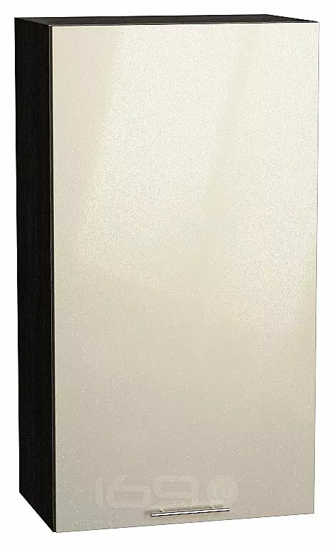 Шкаф верхний с 1-ой дверцей Валерия-М Бежевый металлик Graphite 920*500*318