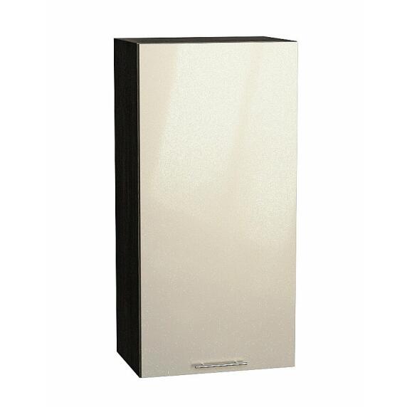 Шкаф верхний с 1-ой дверцей Валерия-М Бежевый металлик Graphite 920*450*318