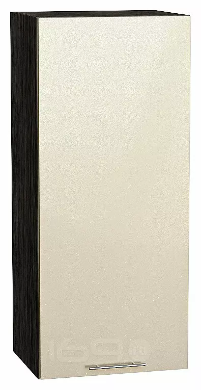 Шкаф верхний с 1-ой дверцей Валерия-М Бежевый металлик Graphite 920*400*318