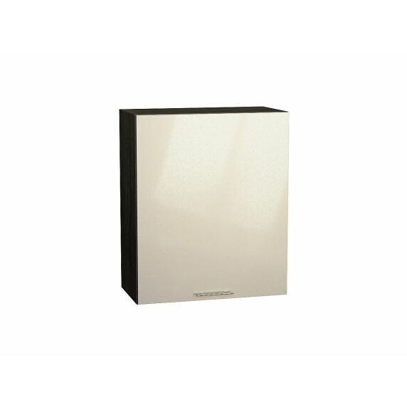 Шкаф верхний с 1-ой дверцей Валерия-М Бежевый металлик Graphite 716*600*318