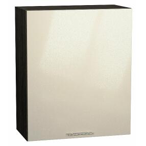 Шкаф верхний с 1-ой дверцей Валерия-М Бежевый металлик Graphite 716*600*318