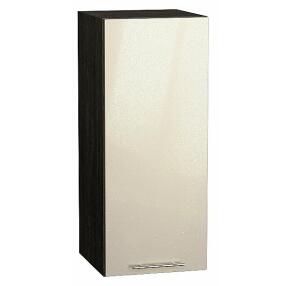 Шкаф верхний с 1-ой дверцей Валерия-М Бежевый металлик Graphite 716*300*318