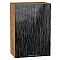 Шкаф верхний с 1-ой дверцей Валерия-М Черный металлик дождь Дуб Вотан 716*500*318