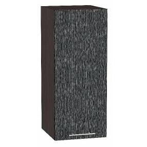 Шкаф верхний с 1-ой дверцей Валерия-М Черный металлик дождь Graphite 920*300*318