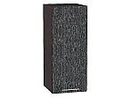 Шкаф верхний с 1-ой дверцей Валерия-М Черный металлик дождь Graphite 920*300*318