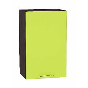 Шкаф верхний с 1-ой дверцей Валерия-М Лайм глянец Graphite
