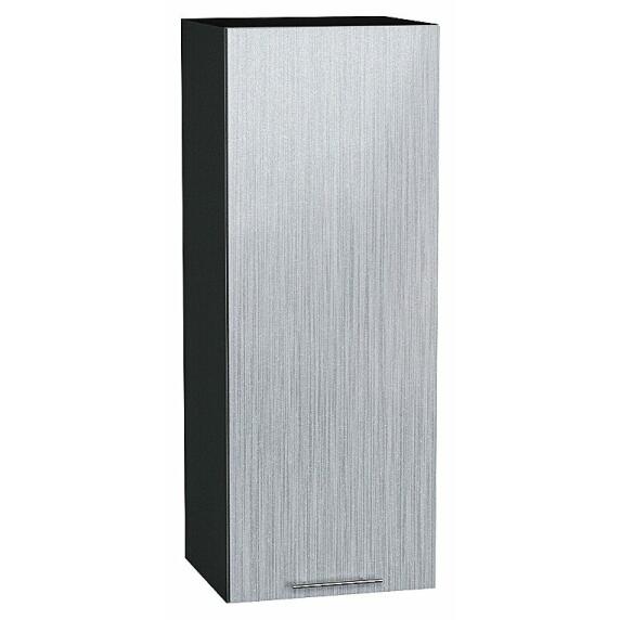 Шкаф верхний с 1-ой дверцей Валерия-М Серый металлик дождь светлый Graphite 920*350*318