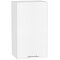 Шкаф верхний с 1-ой дверцей Валерия-М В 400 Белый металлик-Белый