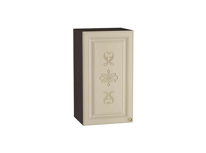 Шкаф верхний с 1-ой дверцей Версаль В 400 Латте Софт-Венге