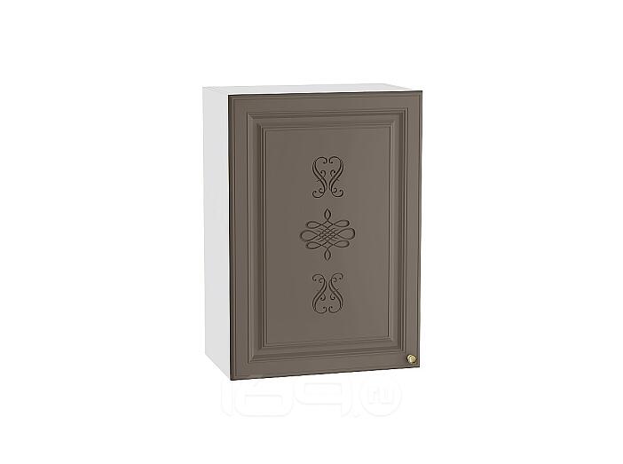 Шкаф верхний с 1-ой дверцей Версаль В 609 Смоки Софт-Белый