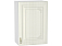 Шкаф верхний с 1-ой дверцей Виктория В 500 Белый сандал-Белый