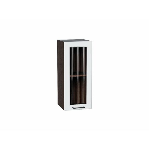 Шкаф верхний с 1-ой остекленной дверцей Барселона Белый Graphite 716*300*324