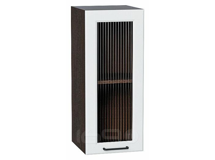 Шкаф верхний с 1-ой остекленной дверцей Барселона Белый Graphite 716*300*324