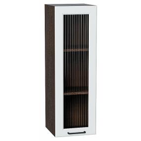 Шкаф верхний с 1-ой остекленной дверцей Барселона Белый Graphite 920*300*324
