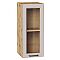 Шкаф верхний с 1-ой остекленной дверцей Барселона Кашемир Дуб Вотан 716*300*324