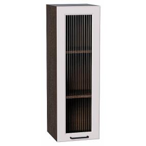Шкаф верхний с 1-ой остекленной дверцей Барселона Кашемир Graphite 920*300*324