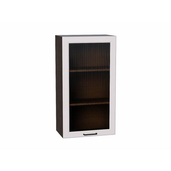 Шкаф верхний с 1-ой остекленной дверцей Барселона Кашемир Graphite 920*500*324
