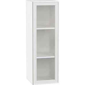Шкаф верхний с 1-ой остекленной дверцей Эйр White Silk/Белый 920*300*320