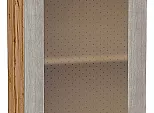 Шкаф верхний с 1-ой остекленной дверцей Лофт Cappuccino Veralinga Дуб Вотан 716*500*320