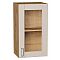 Шкаф верхний с 1-ой остекленной дверцей Лофт Cream Silk/Дуб Вотан 716*400*320 Шкаф верхний с 1-ой остекленной дверцей Лофт Cream Silk/Дуб Вотан 716*400*320